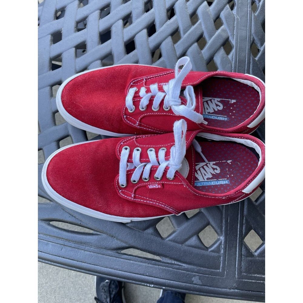 VANS Chima Ferguson Pro Skate Off The Wall Men's Size 10 Red Sneakers - Picture 4 of 7